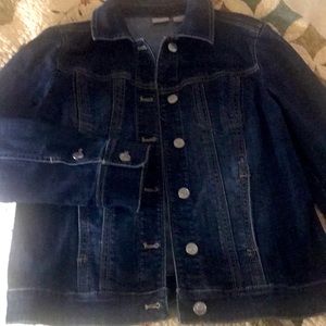 Chicos Blue Jean Jacket